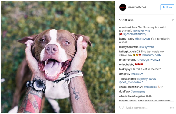 MVMT-watches-Instagram-post-dog-smiling