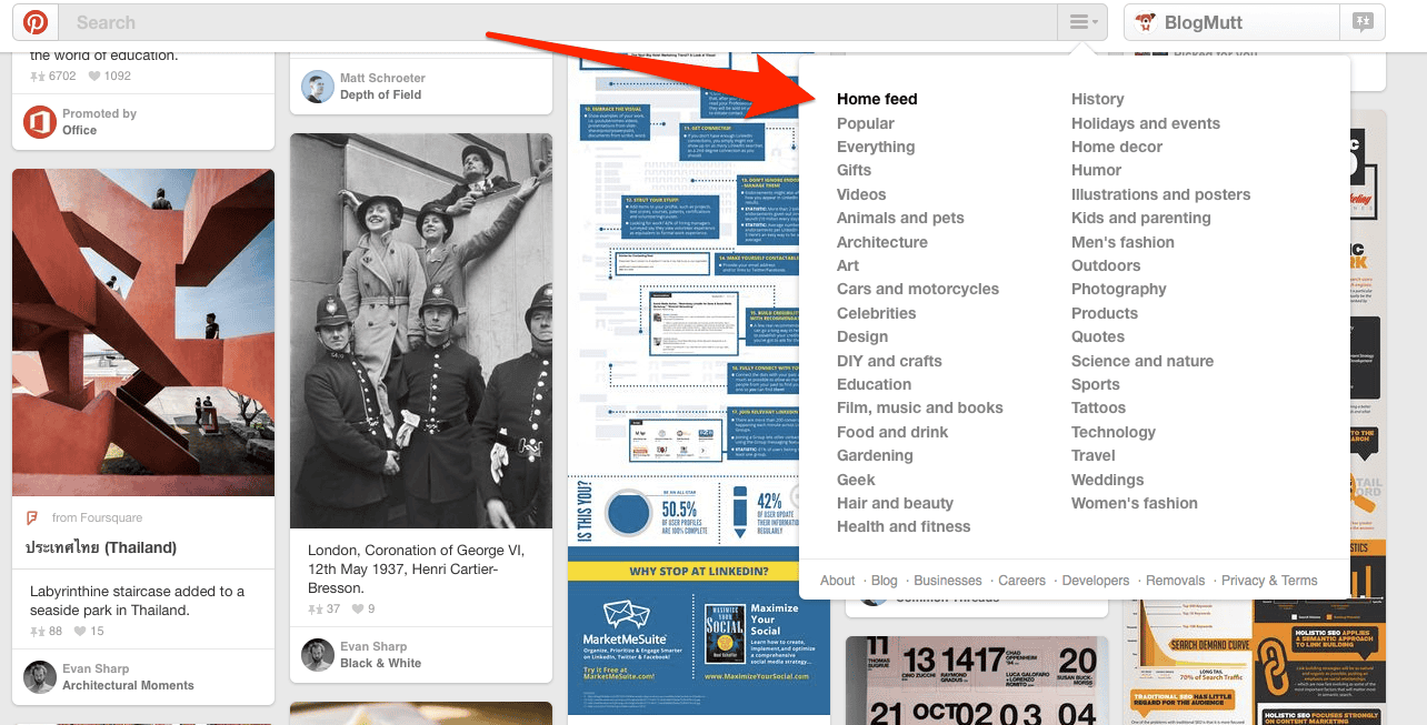 Pinterest-discovery